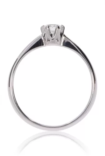 Fehér arany gyémánt köves gyűrű 62432