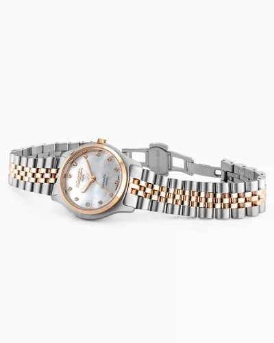 Roamer Cassandra Diamond 626847 49 89 20 női karóra két-színű acél karkötővel
