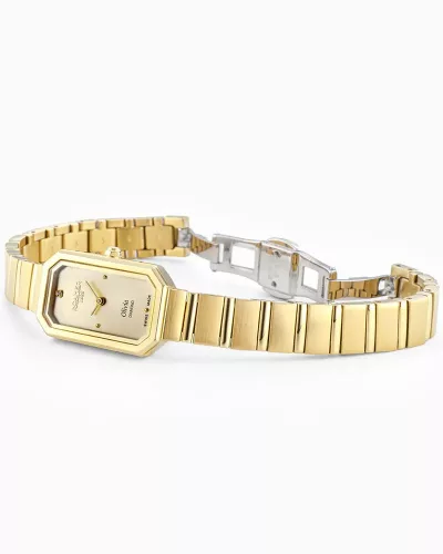 Roamer Olivia Diamond 627845 48 39 20 női karóra két-színű acél karkötővel