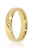 Sárga arany gyémánt köves gyűrű 64165