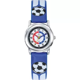   Certus 647673 Junior gyerekóra – kék bőr szíj, ezüst tok