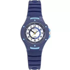 Tekday gyerek karóra – kék tok és szíj, fehér számlap (654891)