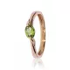 Vörös arany peridot köves gyűrű 66209