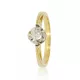 Sárga arany gyémánt köves gyűrű 66280