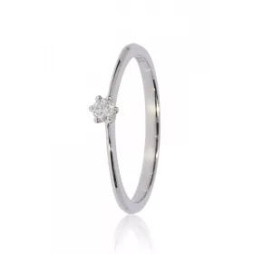Fehér arany gyémánt köves gyűrű 66372