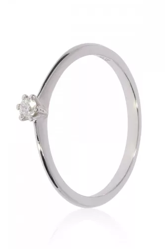 Fehér arany gyémánt köves gyűrű 66372