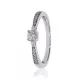 Fehér arany gyémánt köves gyűrű 67685