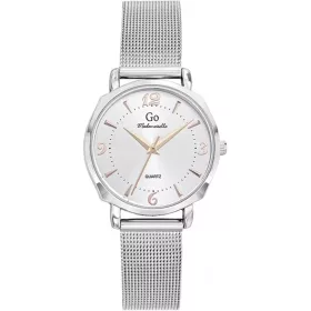 GO 695615 női karóra – ezüst fém tokkal és szíjjal