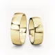 6 mm-es Sárga arany Karikagyűrű pár VD02S