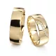 6 mm-es Sárga arany Karikagyűrű pár VD13S