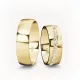 6 mm Sárga arany Karikagyűrű pár VD14S