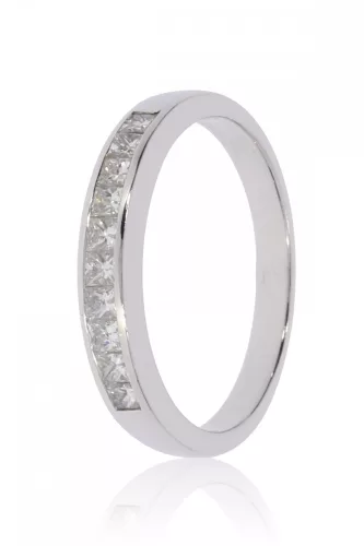 Fehér arany gyémánt köves gyűrű 76776