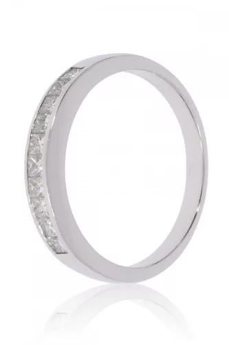 Fehér arany gyémánt köves gyűrű 76776