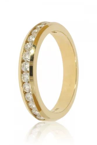 Sárga arany gyémánt köves gyűrű 76791