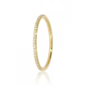 Sárga arany gyémánt köves gyűrű 76795