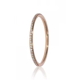 Vörös arany gyémánt köves gyűrű 76796