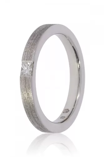 Fehér arany gyémánt köves gyűrű 7716