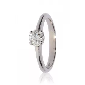 Fehér arany gyémánt köves gyűrű 78132