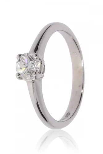 Fehér arany gyémánt köves gyűrű 78132