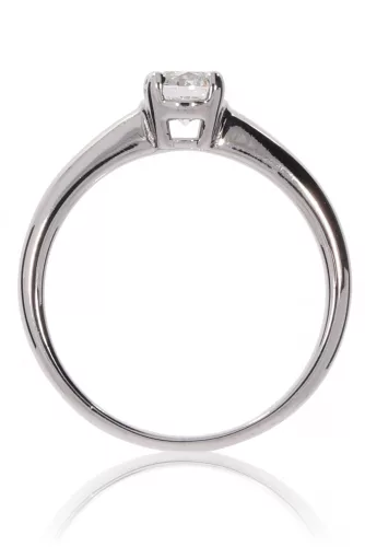 Fehér arany gyémánt köves gyűrű 78132