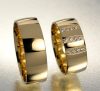 7 mm-es Sárga arany Karikagyűrű pár VD04S