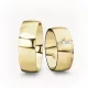 7 mm-es Sárga arany Karikagyűrű pár VD10S