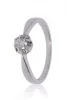 Fehér arany gyémánt köves gyűrű 80108