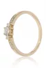 Sárga arany gyémánt köves gyűrű 80123