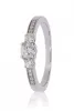 Fehér arany gyémánt köves gyűrű 80133