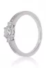 Fehér arany gyémánt köves gyűrű 80133