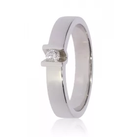 Fehér arany gyémánt köves gyűrű 80148