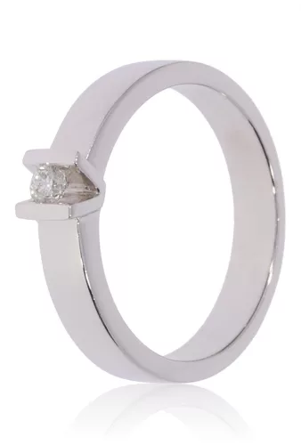 Fehér arany gyémánt köves gyűrű 80148