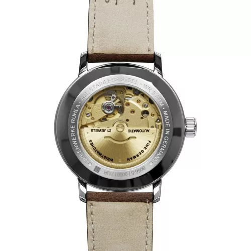 Zeppelin LZ129 Hindenburg 8056-5 automata férfi karóra – bézs számlap-üveg hátlappal