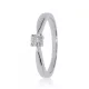 Fehér arany gyémánt köves gyűrű 81523