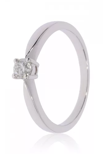 Fehér arany gyémánt köves gyűrű 81523