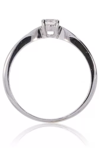 Fehér arany gyémánt köves gyűrű 81523