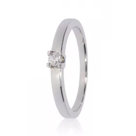 Fehér arany gyémánt köves gyűrű 81526