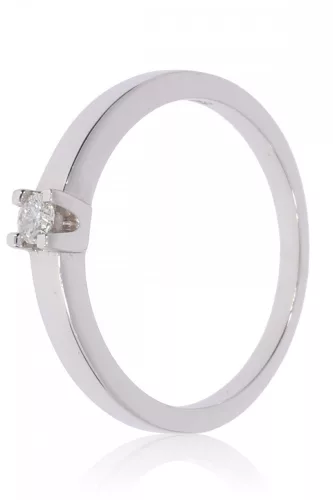 Fehér arany gyémánt köves gyűrű 81526