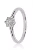 Fehér arany gyémánt köves gyűrű 81569