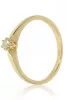 Sárga arany gyémánt köves gyűrű 81722