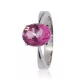 Fehér arany pink zafír köves gyűrű 81769