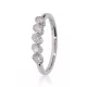Fehér arany gyémánt köves gyűrű 81904