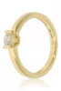 Sárga arany gyémánt köves gyűrű 81915
