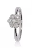 Fehér arany gyémánt köves gyűrű 81918