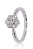 Fehér arany gyémánt köves gyűrű 81918
