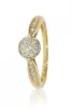 Sárga arany gyémánt köves gyűrű 81960
