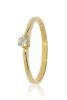 Sárga arany gyémánt köves gyűrű 82224