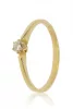 Sárga arany gyémánt köves gyűrű 82224
