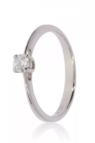 Fehér arany gyémánt köves gyűrű 82225