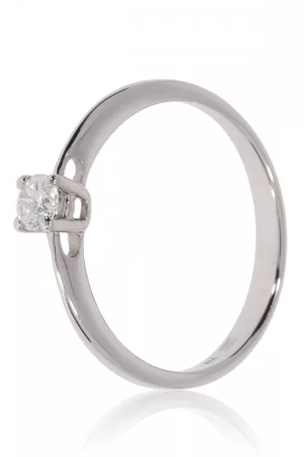 Fehér arany gyémánt köves gyűrű 82225